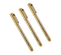 Pocoiau 3Pcs Metallic Paint Pen Water Resistant Highlighter Permanent Paint Marker for Scrapbooking Handwriting Project Reflective Inks for Professional