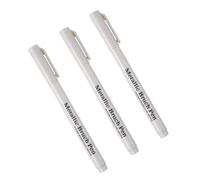 Pocoiau 3Pcs Metallic Paint Pen Water Resistant Highlighter Permanent Paint Marker for Scrapbooking Handwriting Project Reflective Inks for Professional