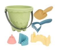 Pocoiau 6PCS / Set Mold Sand Toy Portable Children Educational Building Sandcastle Seaside Kid Kids Sandboxes for Outside Kids Sandboxes