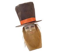 Pocoiau Abrahams Lincolns Costume Accessories Abrahams Lincolns Hat With Beard Moustache Presidents Day Costume For Adult Teen Presidents Day Outfits