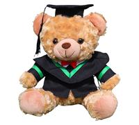 Pocoiau Academic Celebration Bear Soft Stuffed Animals Customizable Graduation Plush Various Education Levels Graduation