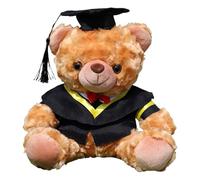 Pocoiau Academic Celebration Bear Soft Stuffed Animals Customizable Graduation Plush Various Education Levels Graduation