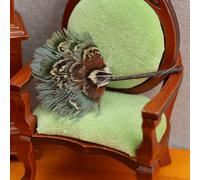 Pocoiau Additional Model House Down Addition Handicraftsman Constructed Tiny Deck With Traditional Aesthetic For Model Displays Traditional Fashion Down Ornamentation