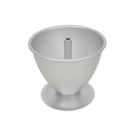 Pocoiau Aluminum Cake Baking Mold with Skirt Design for Kids Pretend Play and Creative Decorations Professional Grade Kids Kitchen Baking Mold