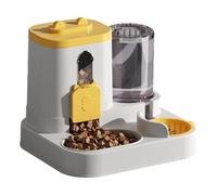 Pocoiau Attraction Feeder With Integrated Water Bowl 2L Dry Food Container 1L Drinking Vessel Leakproof Design For Home Pets Automatic Weight Puss Supplier For Small Animals