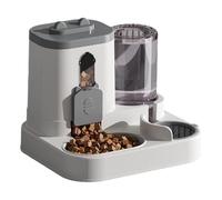 Pocoiau Attraction Feeder With Integrated Water Bowl 2L Dry Food Container 1L Drinking Vessel Leakproof Design For Home Pets Automatic Weight Puss Supplier For Small Animals