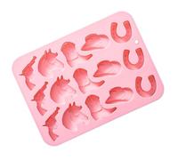 Pocoiau Cake Molds Bakewares Horse Theme Baking Suitable for Baking Enthusiasts Creating Chocolate Fondant Horse Chocolate Molds