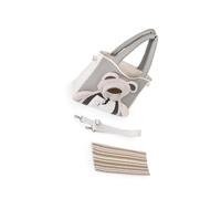 Pocoiau Canvas Small Pet Carriers with Breathable Open Top for Dog Cats Easy to Carry Transportation Bag for Everyday Use Dog Carriers