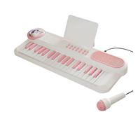 Pocoiau Children Music Learning 37 Keys Electronic Keyboard with Microphone 5 Instrument Voices and Rhythm Modes for Preschooler Educational Music Instrument for Kids