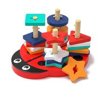 Pocoiau Children Sorting Matching Shape Table Educational Toys for 6-8 Kids Training Improve Intelligence Toys Matching Color Game for Kids