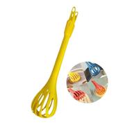 Pocoiau Compacts 2 in 1 Eggs Beater and Food Tongs with Ergonomic Handle Eggs Whisk Bread Clip Kitchen Cooking Tool ABS Food Tongs