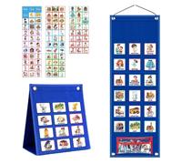 Pocoiau Daily Schedule Chart Kids Daily Routine Chart Todder Learning Materials Class Wall Planner for School and Home Erasable