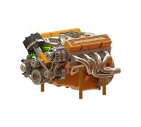 Pocoiau Detailed OHV Motor Collectible For Car Enthusiasts Engineered Desk Decoration & STEM Learning Project Desktop Decorative Figurine