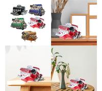 Pocoiau Detailed OHV Motor Collectible For Car Enthusiasts Engineered Desk Decoration & STEM Learning Project Desktop Decorative Figurine