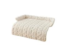 Pocoiau Dog Sofa Bed Puppy Thicken Long Haired Furry Cover Sofa for Small to Large Pet Creative Design Oversized Dog with Furry Cover Soft Nest Thicken Long
