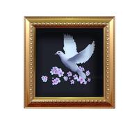 Pocoiau Doves Painting Close Up Magics Trick Props Picture Frame Adult Teens