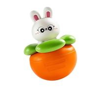 Pocoiau Early Education Perceptual Toy Lagomorph Molded Carrot Glass Develops Color Recognition Skills ABS Baby Gift Permanent ABS Baby Learning Tool