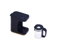 Pocoiau Educational Dollhouses Coffee Maker Set Coffee Machine 1: 12 Scale Realistic Utensils Model Cookware Collectible Item