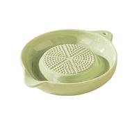 Pocoiau Efficient Handheld Garlic Press Grinder Ceramic Gingers Grater for Freshing Seasoning and Homemades Puree Recipes Kitchen Garlic Grater