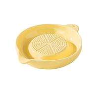 Pocoiau Efficient Handheld Garlic Press Grinder Ceramic Gingers Grater for Freshing Seasoning and Homemades Puree Recipes Kitchen Garlic Grater