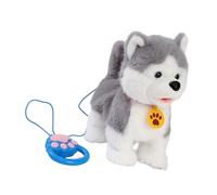 Pocoiau Electric Plush Dog Toy With Simulation Walking And Barking Sounds For Children Soft Educational Roleplay Companion Realistic Dog Toy
