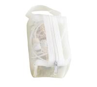 Pocoiau Elegant Clear Nylon Meshes Coin Purse Small Zippered Bag for Keys and Earphones with Large Capacity Organizers