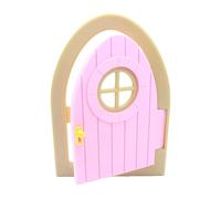 Pocoiau Elegant Miniature Fairies Gate Door/Ladder Model Yard Furniture Figurine For 1/12 Scale Dollhouses Backyard Setting Dollhouses Accessories