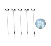 Pocoiau Exquisite Miniature Highway Light Model HO Scale with Realistic LED Lighting for Authentic Railway Model Scenes Easy Install