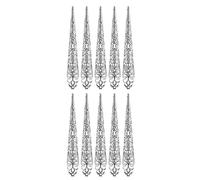 Pocoiau false nails, Finger Tip Claw Rings Ancient Queen Costume Fingertip Claw Decoration Accessory Finger Protector