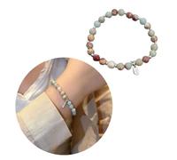 Pocoiau Fashionable Women's Necklace Craft from Natural Stone Beads and Pearls Pendant Decoration for Elegant Look Styles