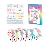 Pocoiau Girls Princess Headband Making Set Collection Safe and Durablity Princess Jewelry Box Toy That Inspires Creative Hairband Set