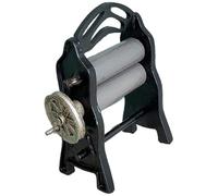 Pocoiau Hand Operated Tiny Dough Machine Metal and Wood Design 1/12 Dollhouses Kitchen Furniture Model Antique Dollhouses Kitchen Decors