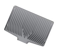 Pocoiau Heatproof Silicone Drying Mat With Sloped Drainage Counter Protector For Dishes Utensils Waterproof Silicone Drying Mats