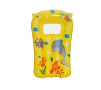 Pocoiau Inflatable Pool Float Cartoon Raft for Kids Garden Water Toy Foldable Nonleak Kids Surfboard Party Favor Leak Proof Float Toy