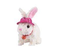 Pocoiau Interactive Electric Plush Rabbitss That Walk and Talk for Ages 3+ Educational Fun Toy Preschool Toy