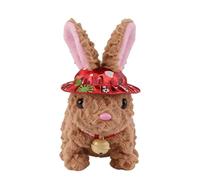 Pocoiau Interactive Electric Plush Rabbitss That Walk and Talk for Ages 3+ Educational Fun Toy Preschool Toy