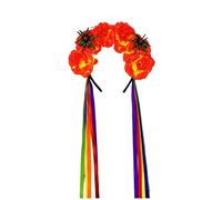 Pocoiau Kids Adult Halloween Headgear Flower Spiders Decoration Festives Headwear For Various Ages Festives Halloween Spiders Hairbands
