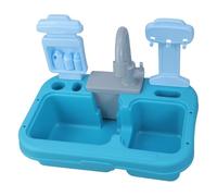 Pocoiau Kitchen Sink Toy Electric Dishwasher Playing Toy with Running Water Real Faucets and Accessories Gifts for Boys Girls