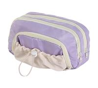 Pocoiau Large Capacity Pencil Case Multi Layered Bag Multi Compartments Pouches Travel Cosmetic Bag for Student Fashionable Colored Pencil Case