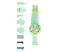 Pocoiau LED Light Bubble Maker Toy Electric Blower Tool With ABS And Large Effects Preschool Outdoor Essential Educational Environmental Bubble Toy