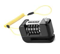 Pocoiau Light Weight Bike Wheel 4-Digit Combination Scooter Disc Brake Security Padlocks Motorcycle Accessories Heavy Duty Bike Digit Combination