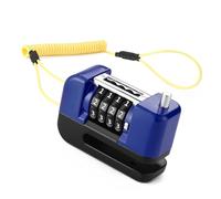 Pocoiau Light Weight Bike Wheel 4-Digit Combination Scooter Disc Brake Security Padlocks Motorcycle Accessories Heavy Duty Bike Digit Combination