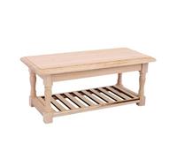 Pocoiau Miniature Sturdy Wood Dessert Table Accessory Portable for Dollhouses Decoration and Kids ' Role Playing Activity Dollhouses Decoration