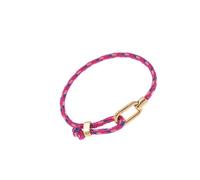 Pocoiau Minimalist Adjustable for Couples Braided Rope Design Comfort Fit Copper Accent Unisex Gift Versatile Unisex Adjustable Hand Chain