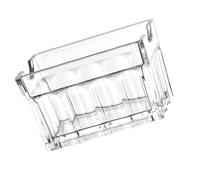 Pocoiau Modern Acrylic Teas Coffee Sugar Packet Box Hygienic Spill Resistant Keep Content Freshness Bag Dispenser Clear Bag Display Stand