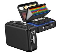 Pocoiau Multi-Compartment Fireproof Box, Storage with Ergonomic Handle for Documents and Important Files Flame Resist