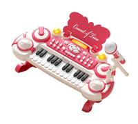Pocoiau MultiFunctional Electronic Keyboard Musical Toy Realistic Piano Music Instrument Toy for Children Early Education Educational Piano Toy