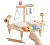 Pocoiau Multifunctional Percussion Instruments Education Musical Xylophone Learning Toy Fun Xylophone Toy for Toddler MultiFunctional Music Table