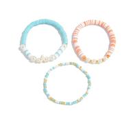Pocoiau Multilayered Sea Star Multicolor Bead Adjustable Wristband Accessory for Casual Or Party Women's Gift Set Jewelry