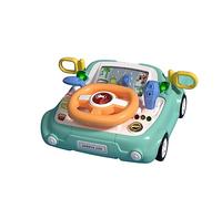 Pocoiau Musical Driving Toy for Kids Toddler Light Up Vroom Wheel Expercing for Kids Sound and Lighting Development